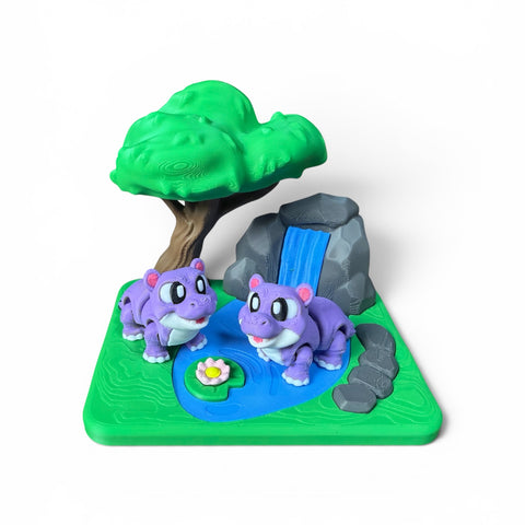 Hippo Waterfall Set