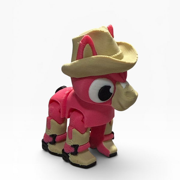 Pink Cowgirl Highland Cow