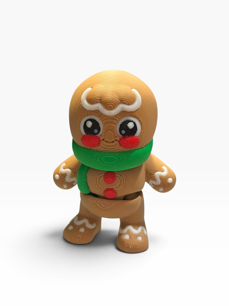 Green Scarf Gingerbread Man