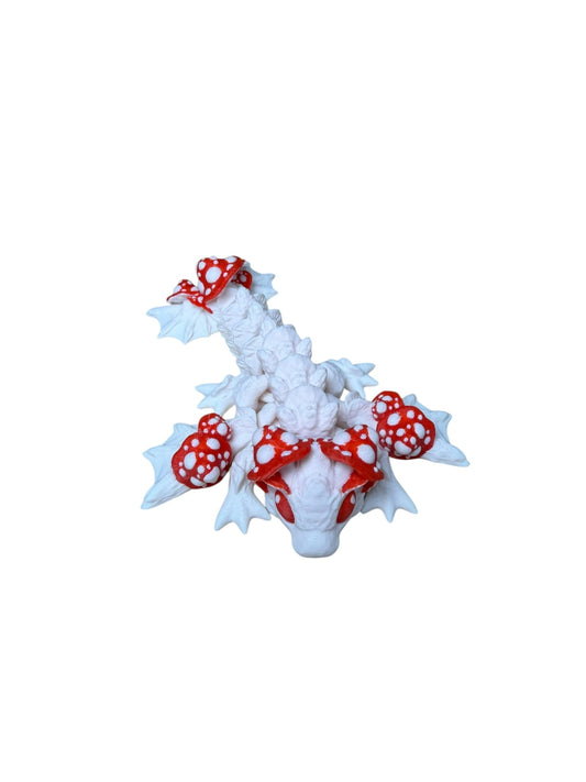 Mini Mushroom Dragon – 3D Printed Flexi Articulated Dragon
