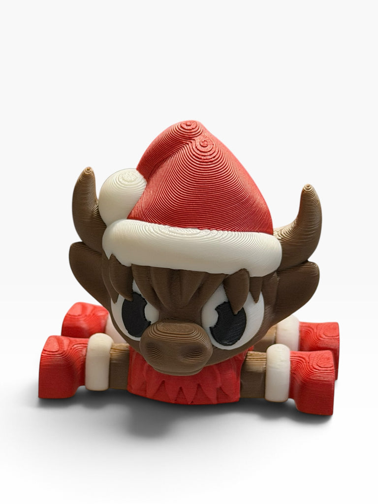 Santa Highland Cow
