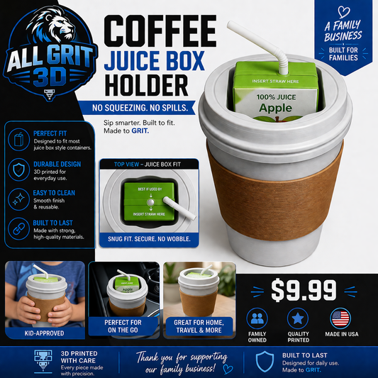 Coffee Cup Juice Box Holder