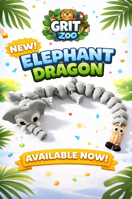 Elephant Dragon with Peanut Tail