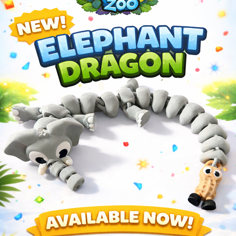 Elephant Dragon with Peanut Tail