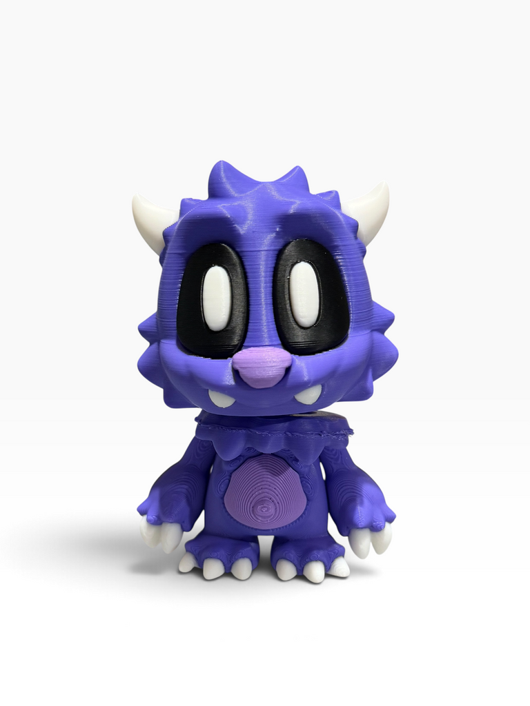 Purple Blob Monster