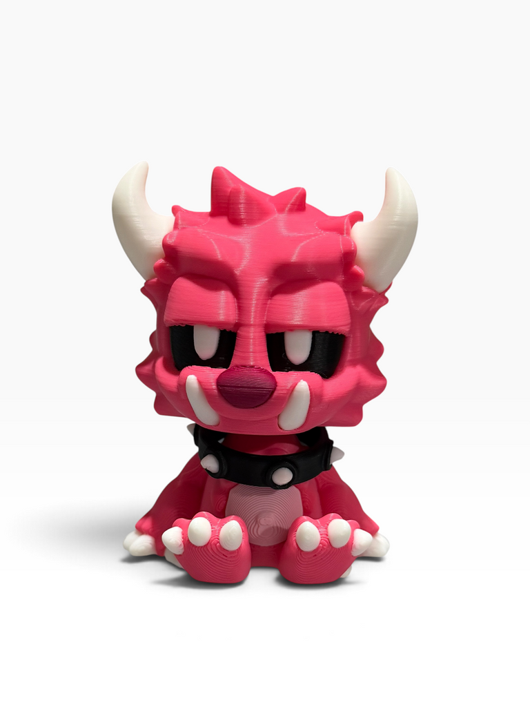 Pink Blob Monster