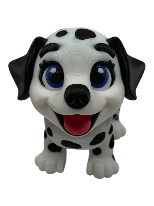 Dalmatian Dog 3D Printed