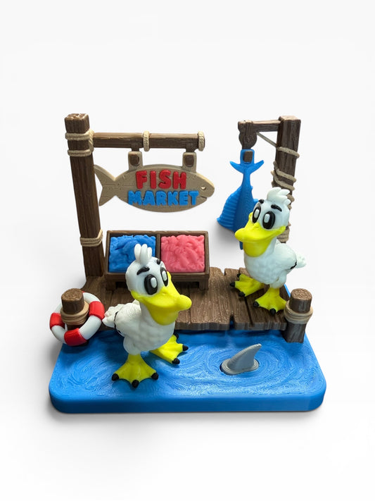 FIsh Market 3D Printed Set