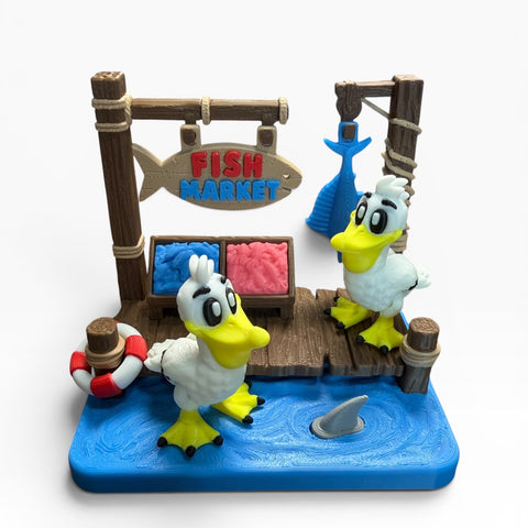 FIsh Market 3D Printed Set