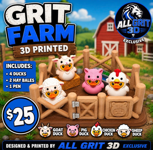 ALL GRIT Exclusive Duck Farm Set