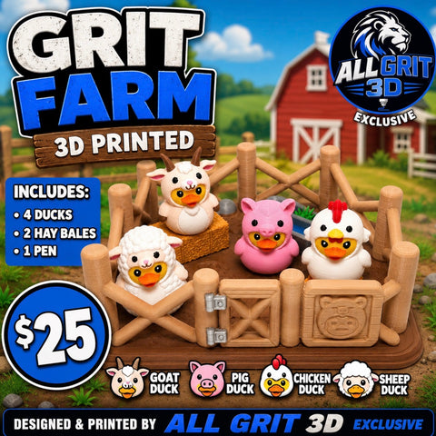 ALL GRIT Exclusive Duck Farm Set