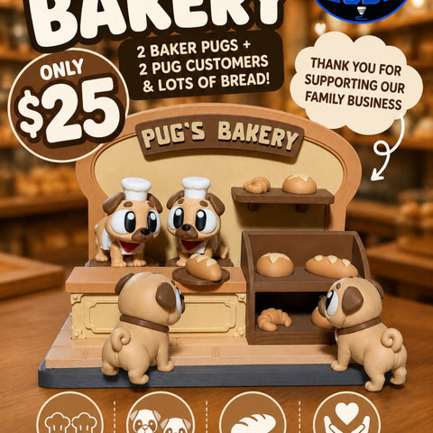Pug Bakery Set