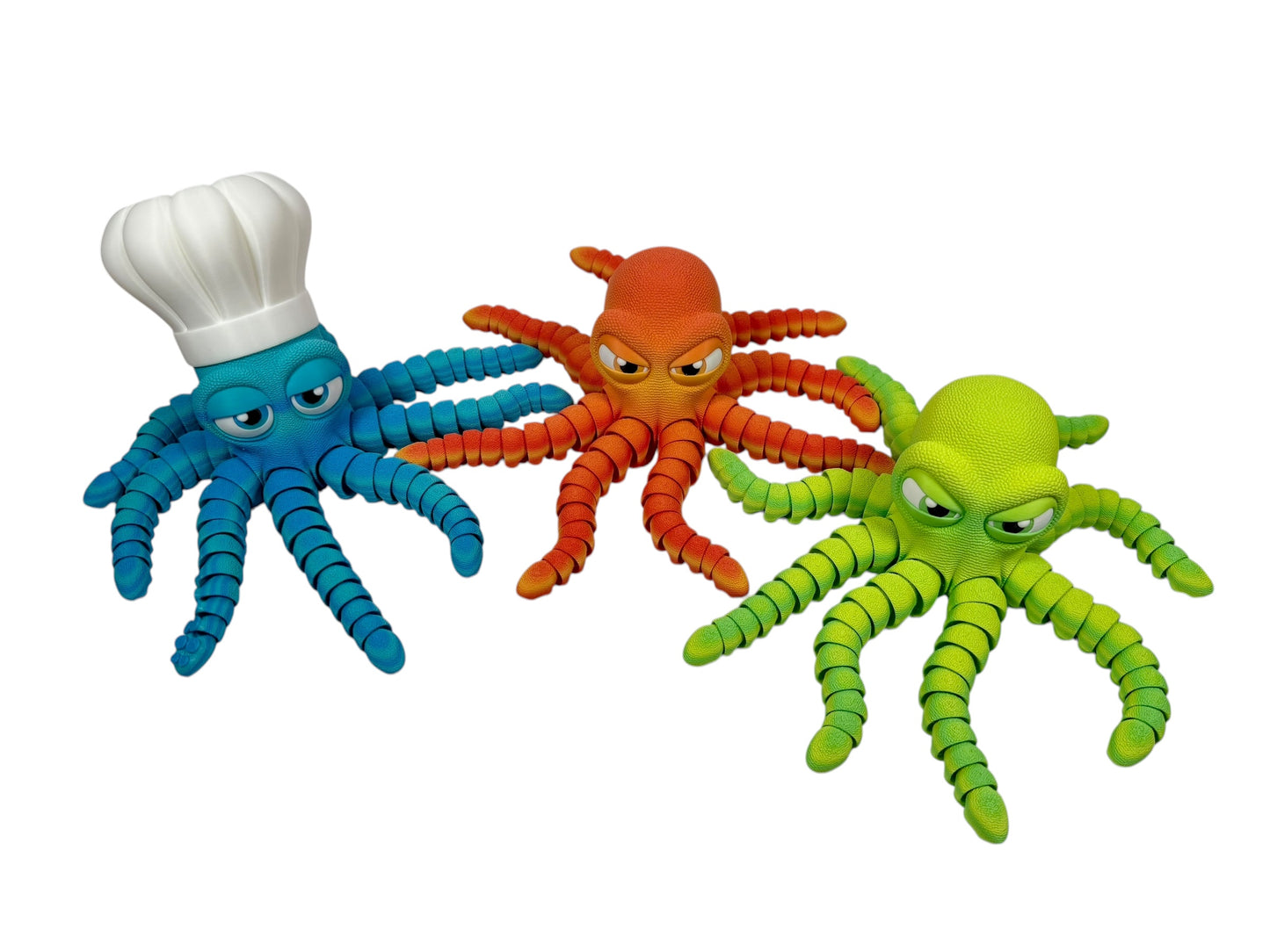 Flexi Octopus | 3D Printed Articulated Sea Creature