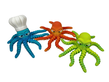 Flexi Octopus | 3D Printed Articulated Sea Creature