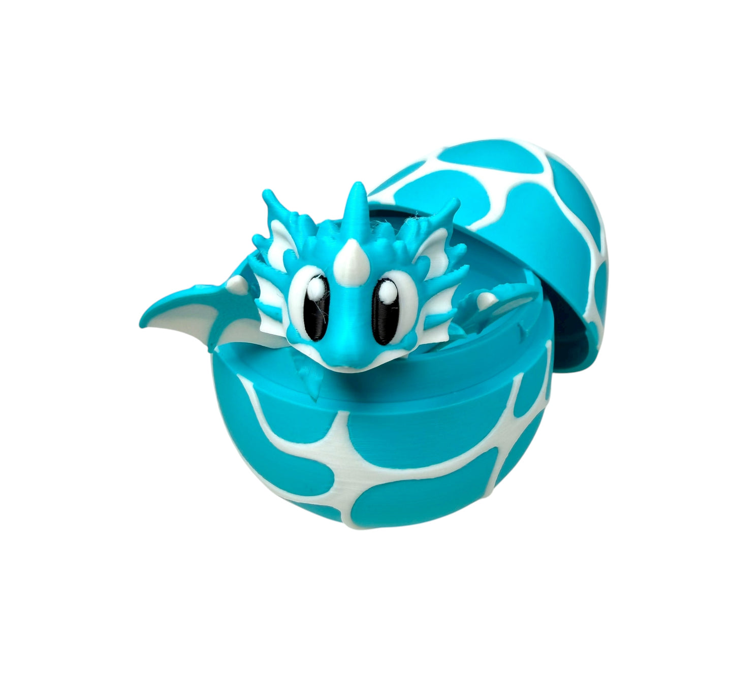 Dragon Egg Set | 3D Printed Egg with Matching Mini Flexi Dragon