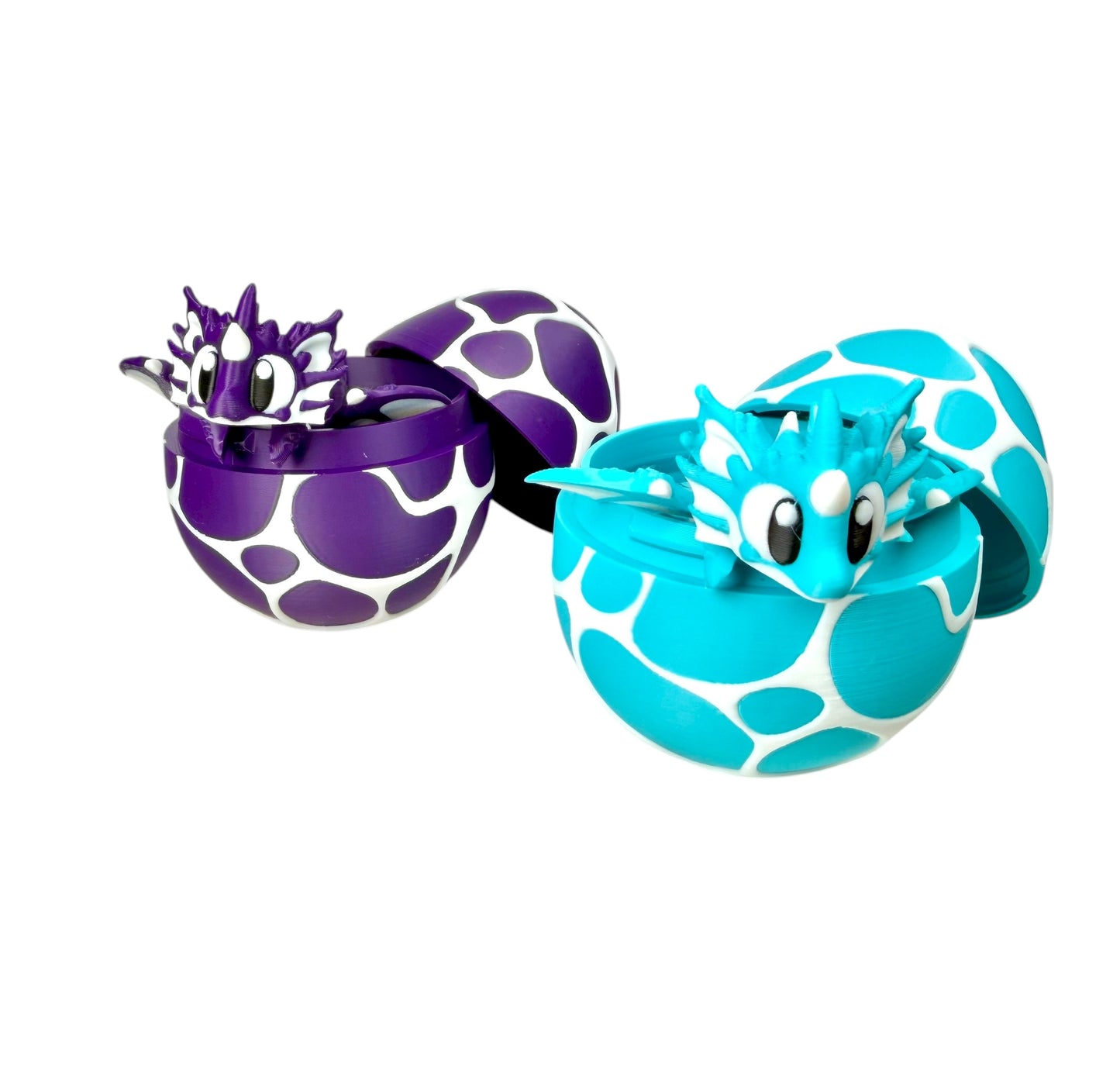 Dragon Egg Set | 3D Printed Egg with Matching Mini Flexi Dragon