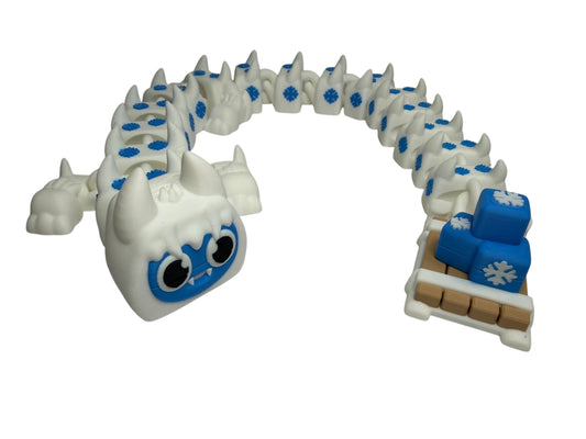 Yeti Winter Dragon – 3D Printed
