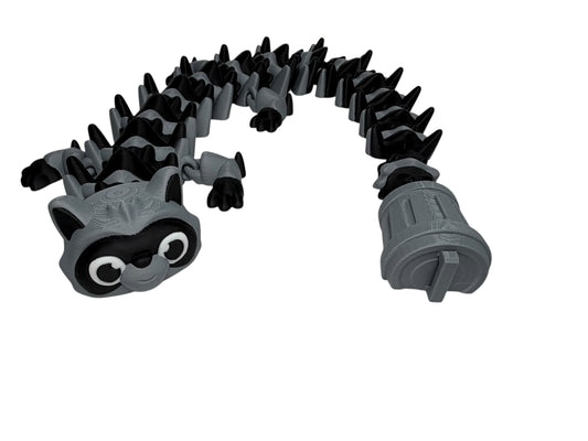 Trashcan Raccoon Dragon - 3D Printed