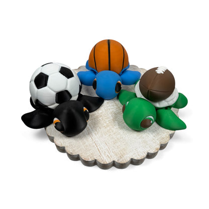 GRIT Friends Jumbo Sports Turtles - 3D Printed