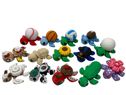 GRIT Friends Turtles - Fun Pocket-Sized Collectible Turtles for All Ages - New Additions Continuously Added