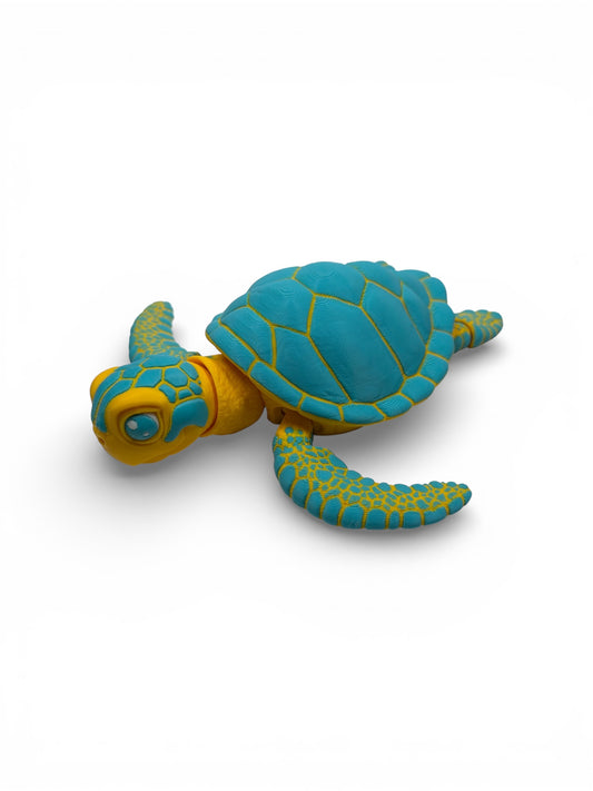 Large Sea Turtle 7x7 3D Printed